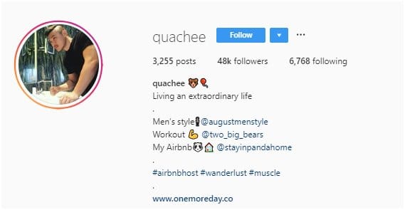 exemple bio instagram inspirante